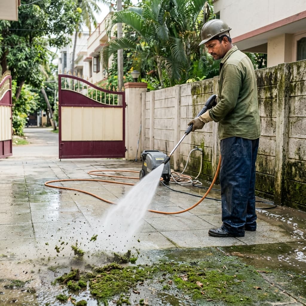 High Pressure Wash Cleaning