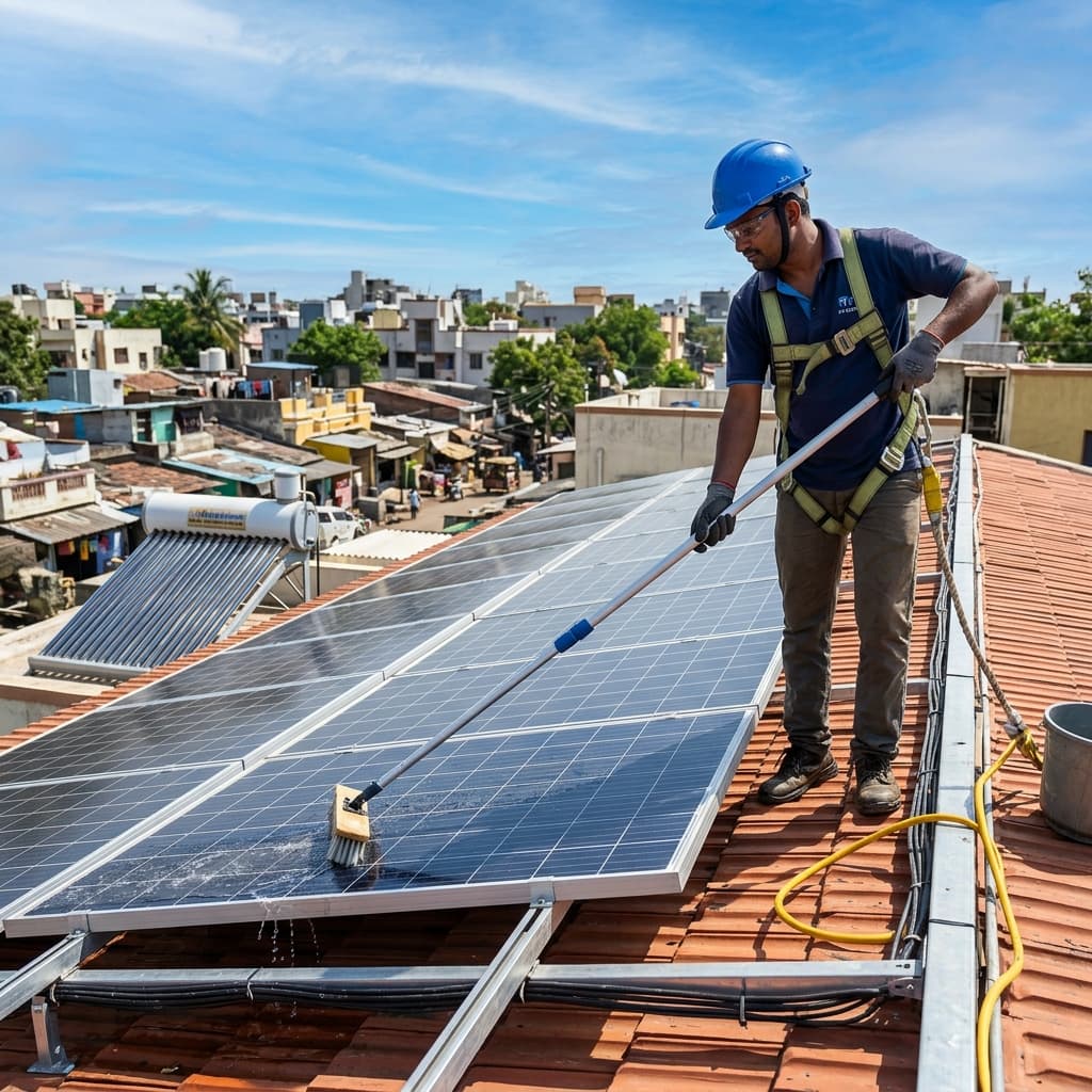 Solar Panel & Tube Cleaning